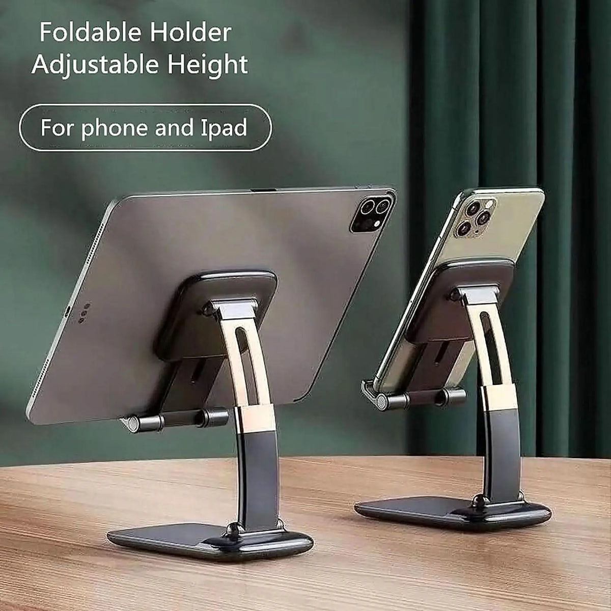 Foldable Universal Phone Stand – Adjustable Desk Holder for All Devices HP DD