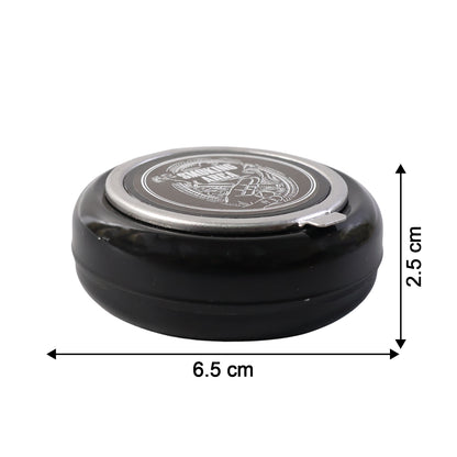 Round Smokeless Ashtray With Lid (1 Pc)
