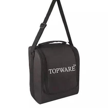 TOPWARE Lunch Box with Temperature Bottle (Black 3 Stainless Steel Containers) - HalfPe