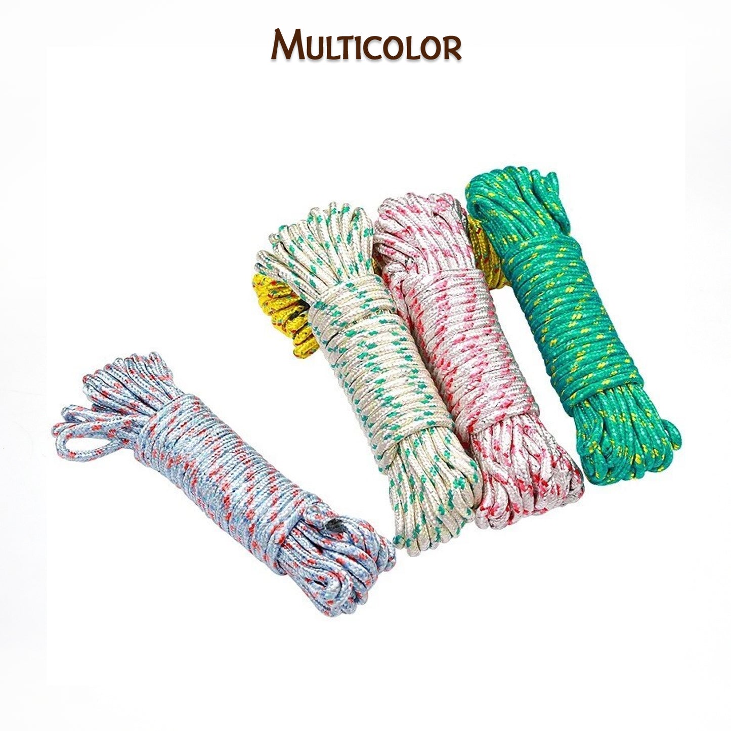 10 Meter Heavy Duty Laundry Drying Clothesline Rope Portable Travel Nylon Cord Sturdy Clothes Line For Outdoor Camping Indoor Crafting Art Projects