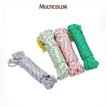 10 Meter Heavy Duty Laundry Drying Clothesline Rope Portable Travel Nylon Cord Sturdy Clothes Line For Outdoor Camping Indoor Crafting Art Projects