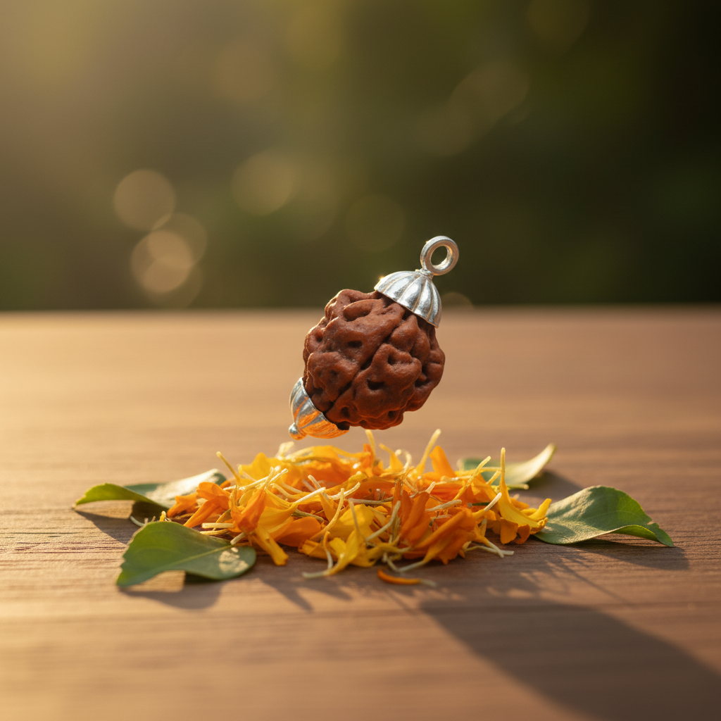 3 Mukhi Rudraksha Bead – Agnidev Blessing Natural Sacred Rudraksha