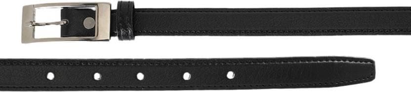 ZEVORA Girls Formal Black Texas Leatherite Belt - HalfPe