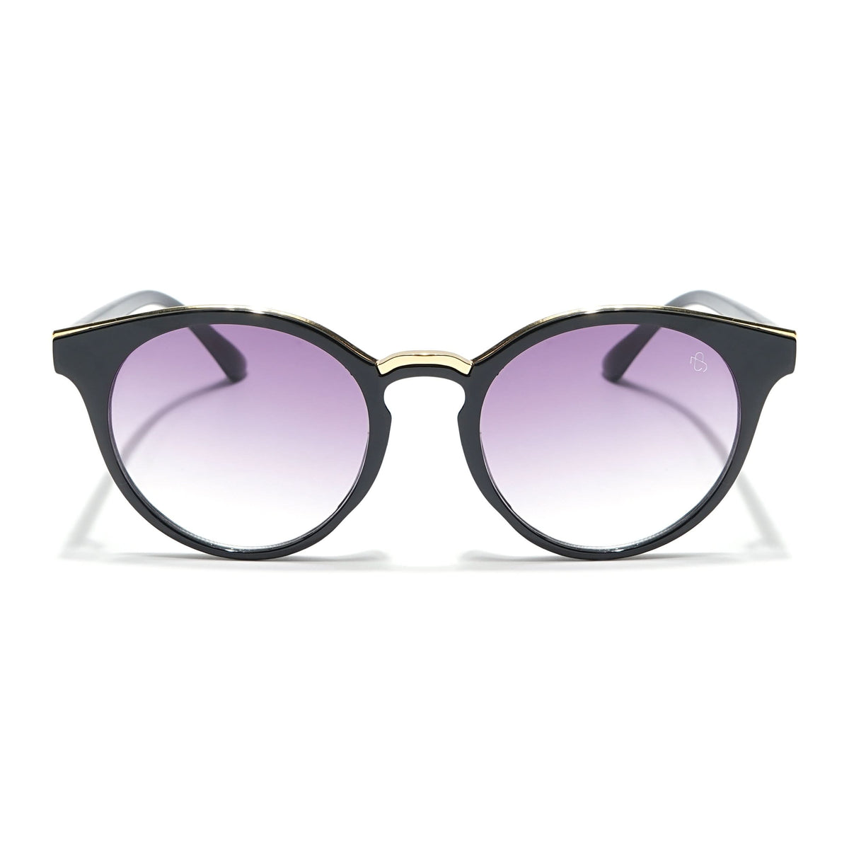 Eyejack Black & Golden Cateye Sunglasses for Men and Women - Style L886 - view 3