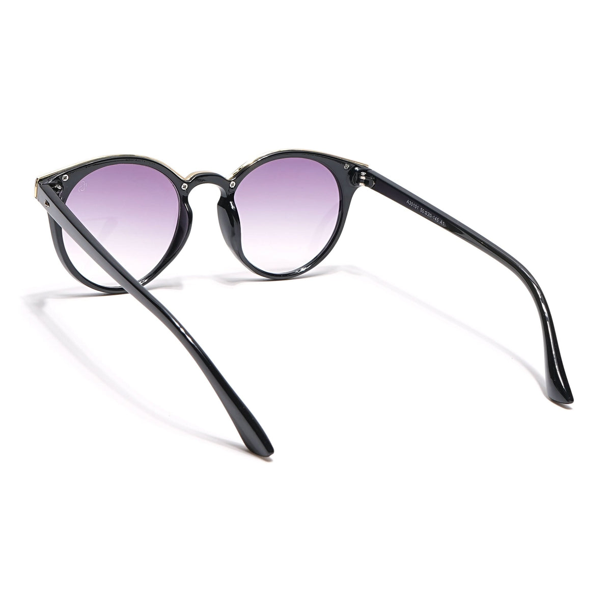 Eyejack Black & Golden Cateye Sunglasses for Men and Women - Style L886 - view 5