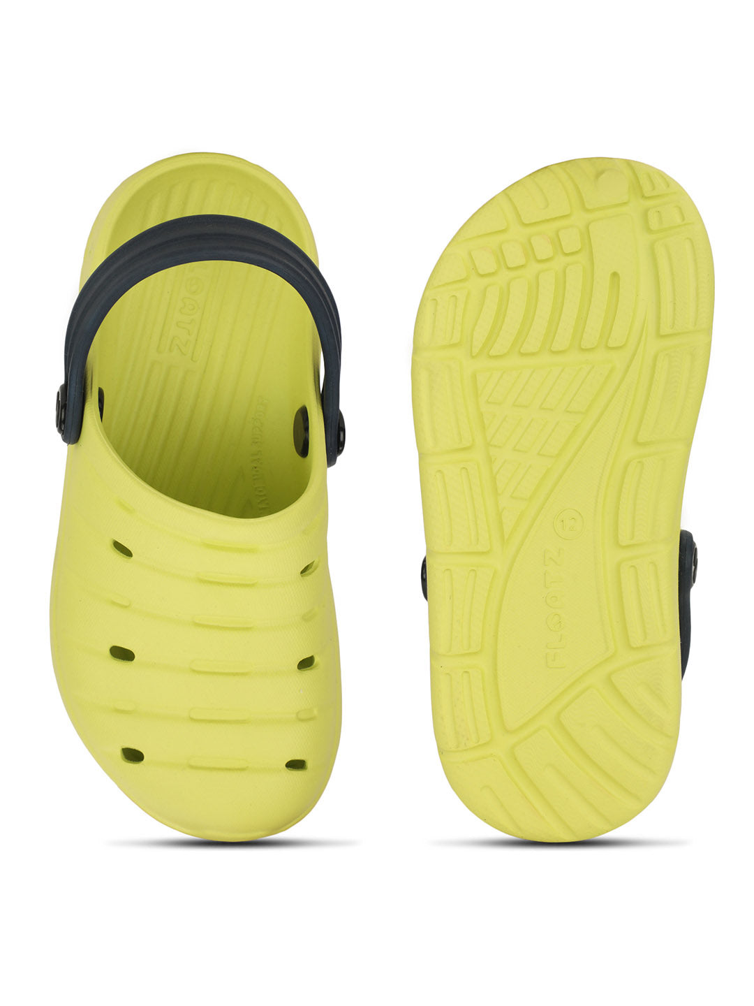 Floatz Boy's Yellow Casual Clog Sandal - Yellow - View 4