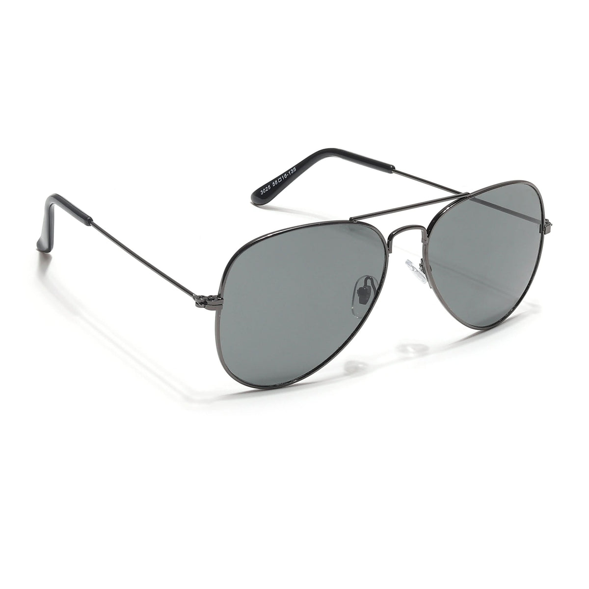 Classic Grey Aviator Sunglasses for Men and Women - view 1