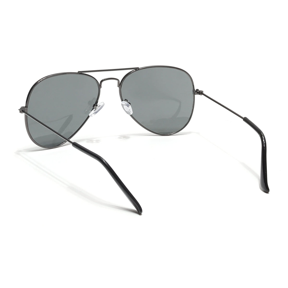 Classic Grey Aviator Sunglasses for Men and Women - view 3