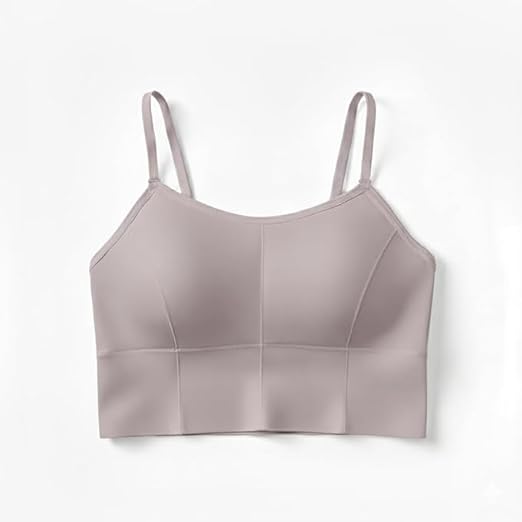 Wireless Lightly Padded Support Shaper Sports Bra for Women Soft Cup Full Coverage  Slip Bra  (Free Size) Dainty