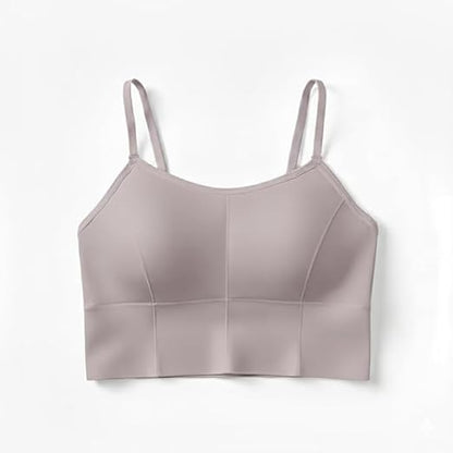 Wireless Lightly Padded Support Shaper Sports Bra for Women Soft Cup Full Coverage  Slip Bra  (Free Size) Dainty