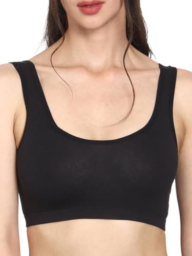 Women Cotton Non Padded  Air Sports Bra (Pack of 3) (Multi color)