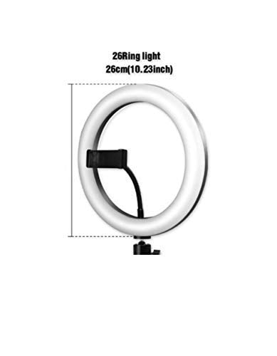 8" RGB Ring Light with adjustable Stand & Phone Holder (USB Powered)