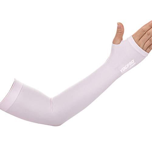 YOGPRO Ice Cool Arm Sleeve UV Protection Cooling Arm Sleeves for Men & Women - HalfPe