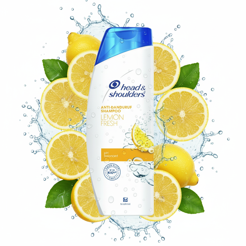 Head & Shoulders , Anti Dandruff Shampoo, Lemon Fresh, (180 ML)