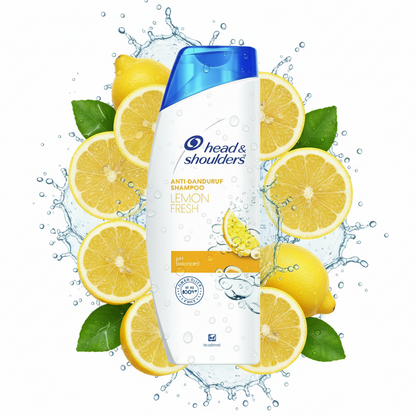 Head & Shoulders , Anti Dandruff Shampoo, Lemon Fresh, (180 ML)