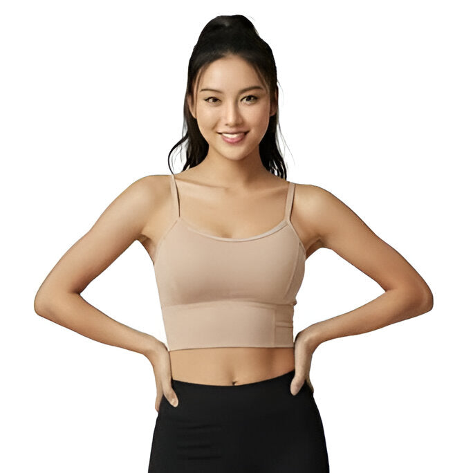 Women's Cotton Everyday Sports Bra withLightly Padded Support Shaper for Daily Wear (Free Size) DaintyCLiQ