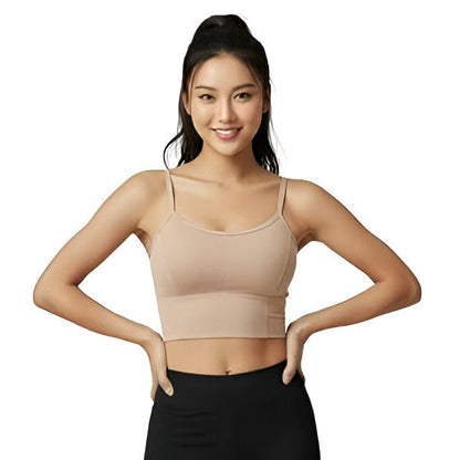 Women's Cotton Everyday Sports Bra withLightly Padded Support Shaper for Daily Wear (Free Size) DaintyCLiQ