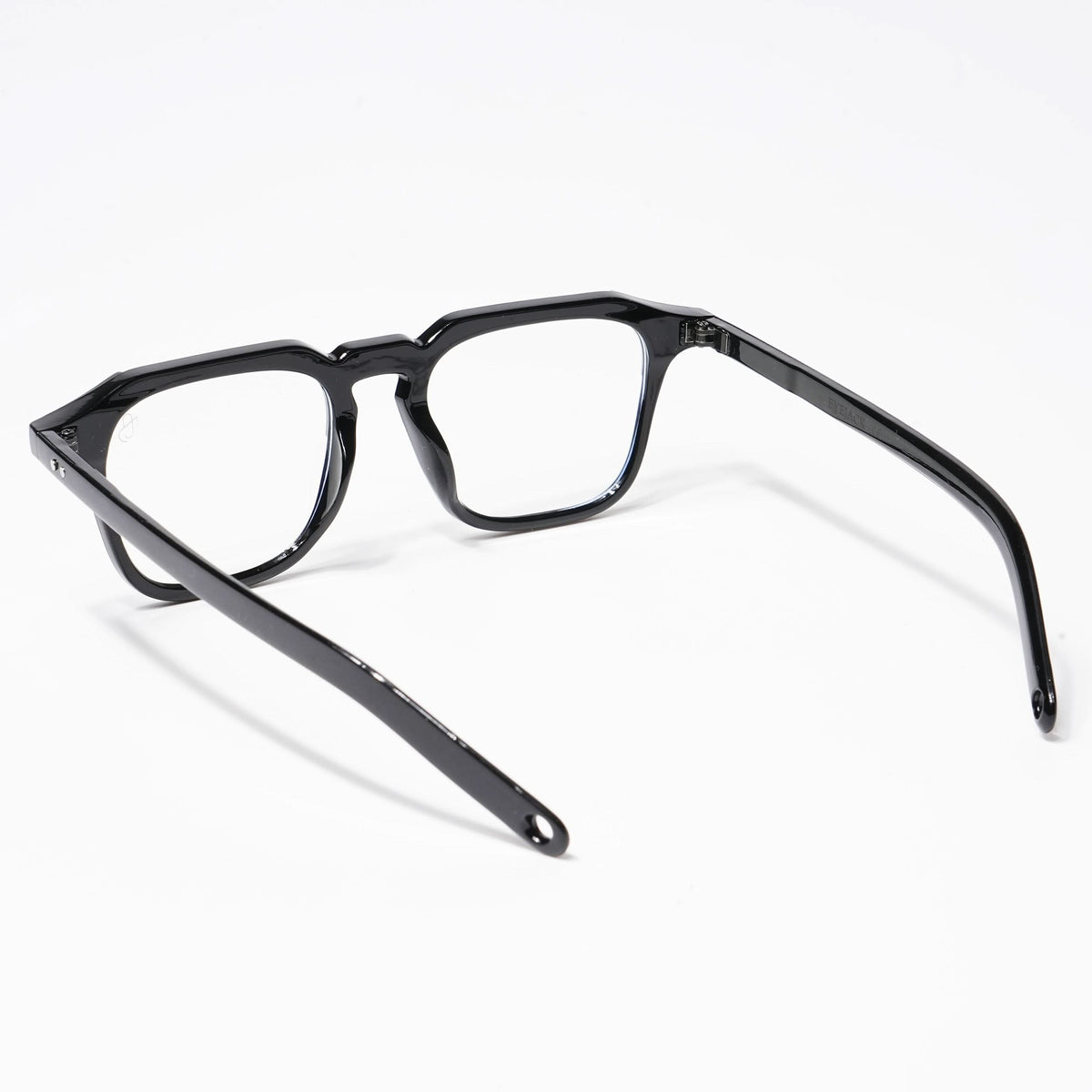 Eyejack Shine Black Square Eyeglasses for Men and Women - Style L504 - view 3