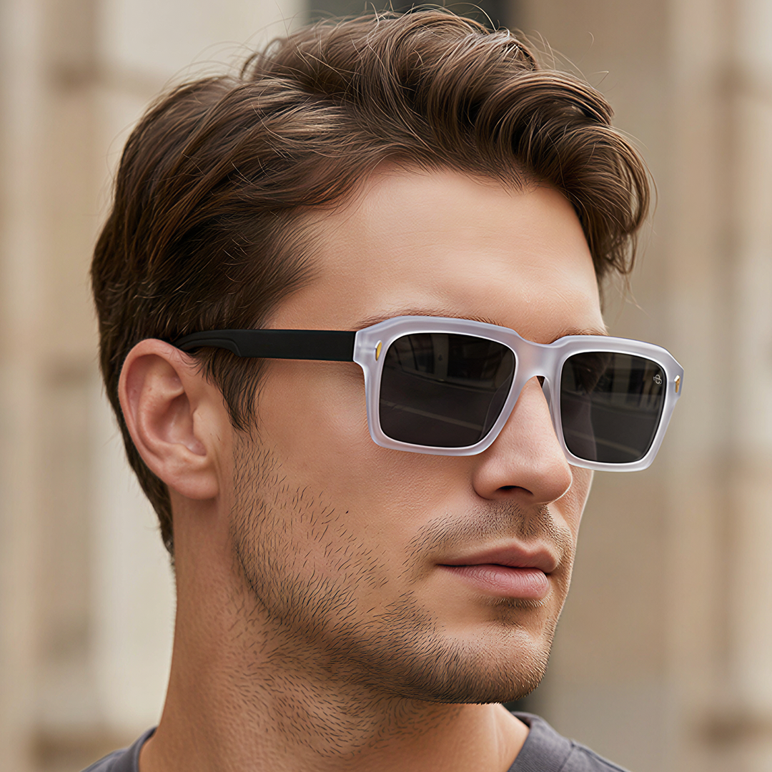 Eyejack Grey Wayfarer Sunglasses for Men and Women - Style 1043 - view 1