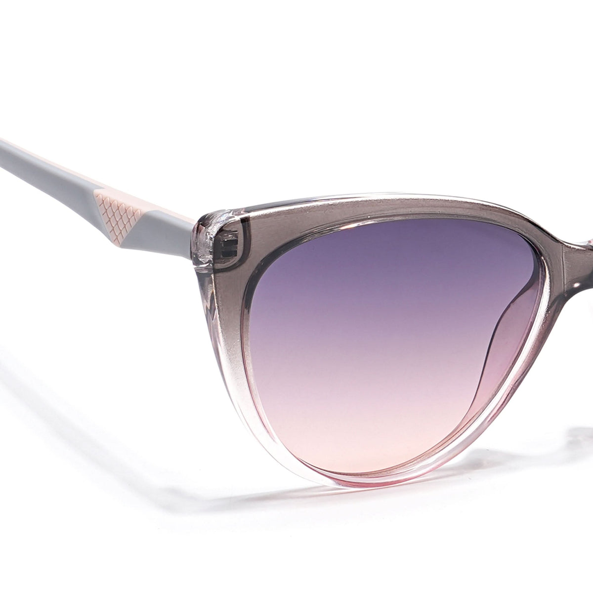 Eyejack Grey & Pink Cateye Sunglasses for Men and Women - view 5