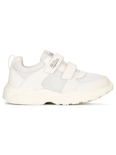 Bata Kids' Unisex White Velcro School Shoes - White