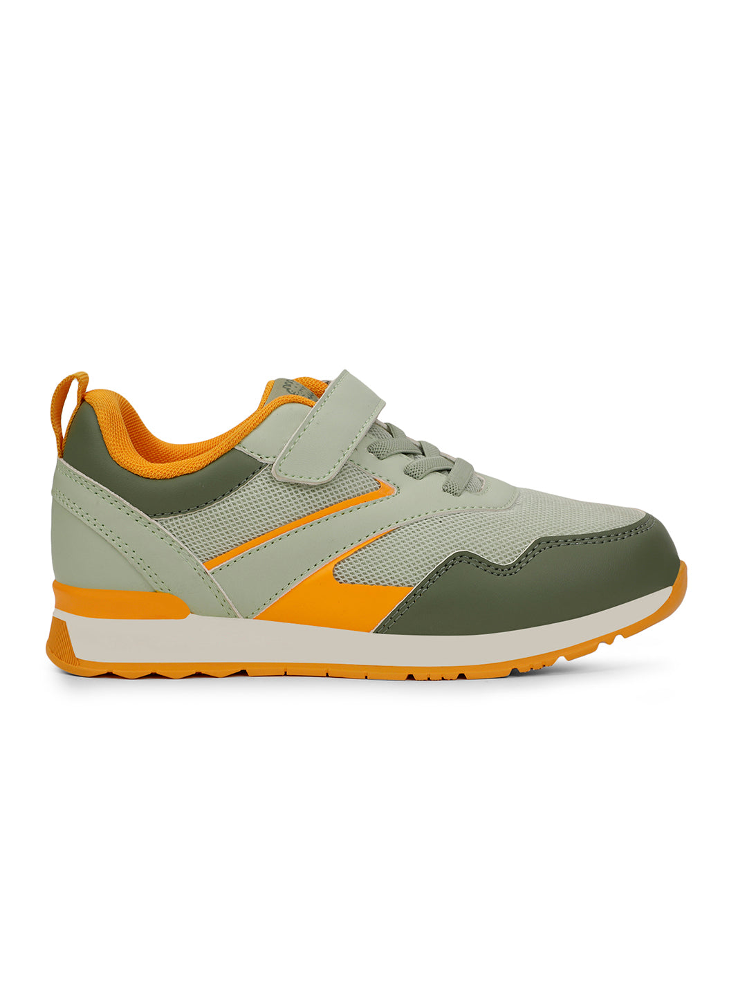 Bubblegummers Boy's Light Green Casual Velcro Strap Shoes - Light Green - View 2