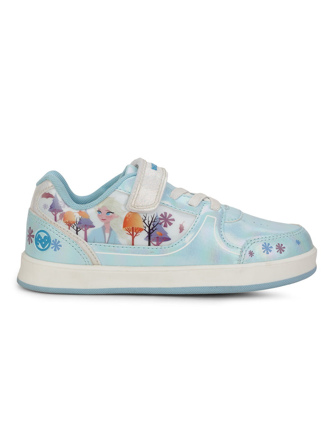 Bubblegummers Girl's Light Blue Casual Velcro Strap Shoes - Light Blue - View 2