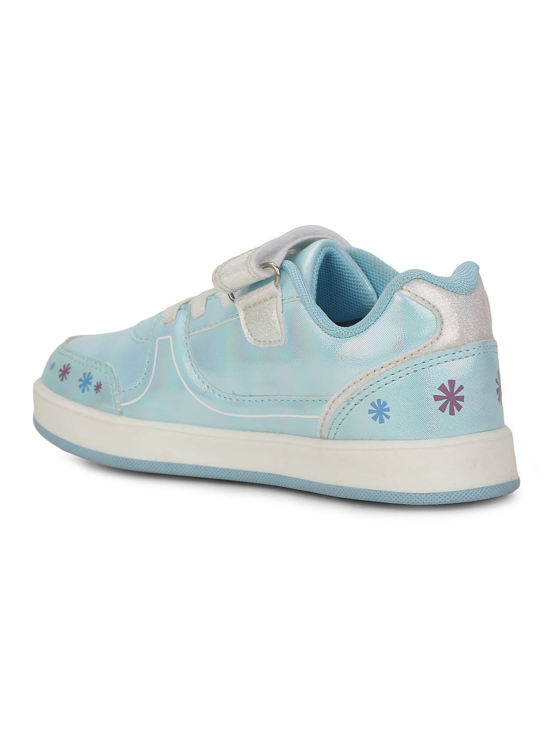 Bubblegummers Girl's Light Blue Casual Velcro Strap Shoes - Light Blue - View 3