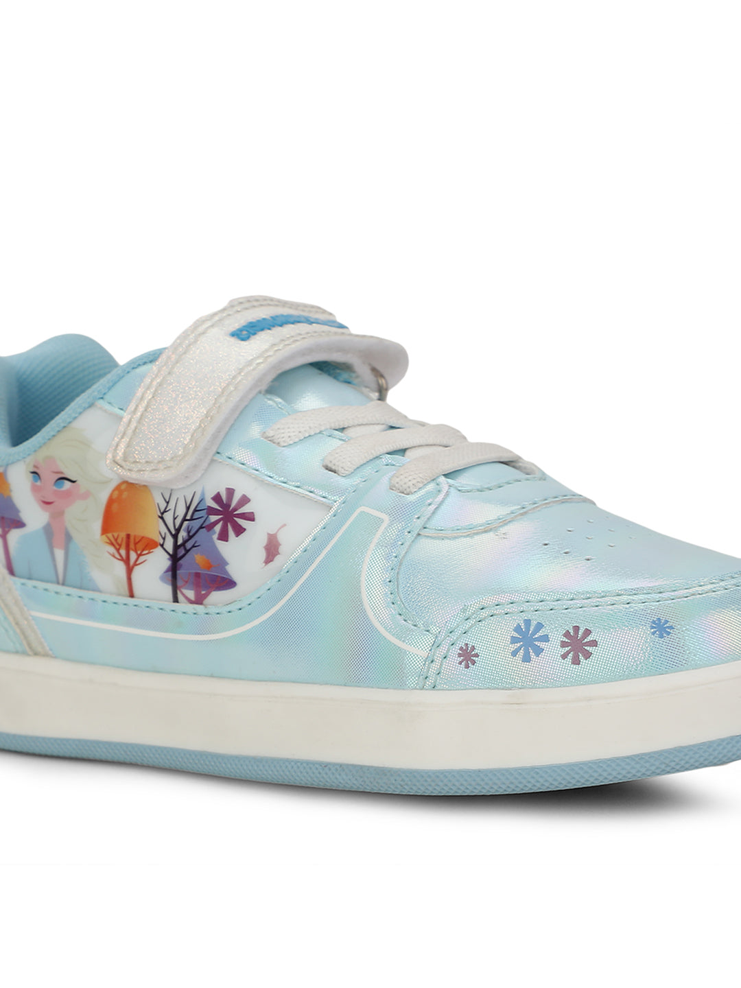 Bubblegummers Girl's Light Blue Casual Velcro Strap Shoes - Light Blue - View 5