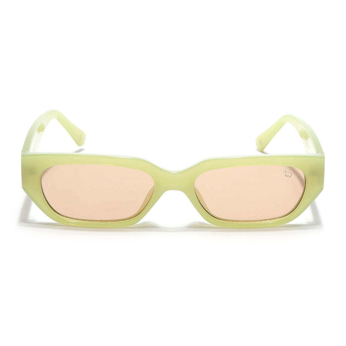 Eyejack Green Rectangle Sunglasses for Men and Women - view 4