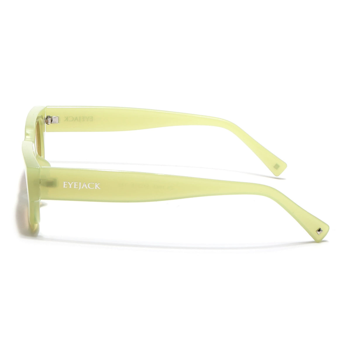 Eyejack Green Rectangle Sunglasses for Men and Women - view 7