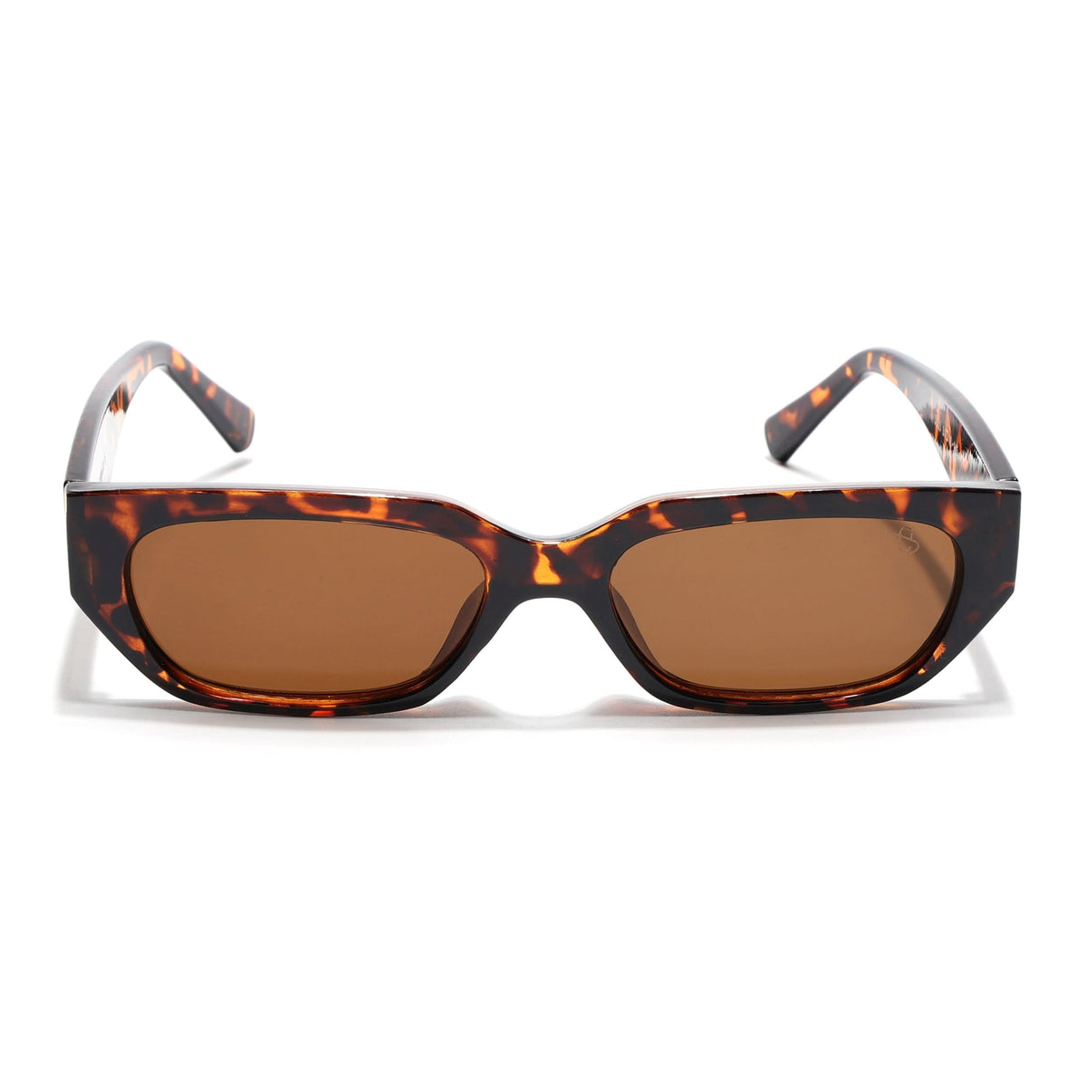 Eyejack Demi Brown Rectangle Sunglasses for Men and Women - Style L988 - view 4