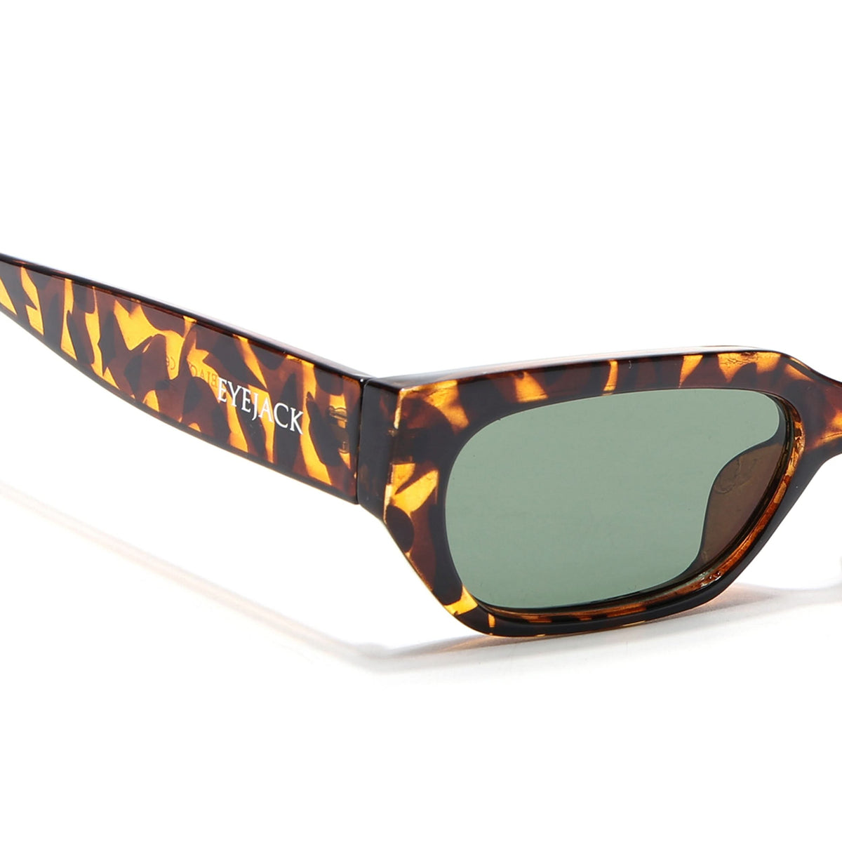 Eyejack Demi Brown Rectangle Sunglasses for Men and Women - Style L989 - view 5