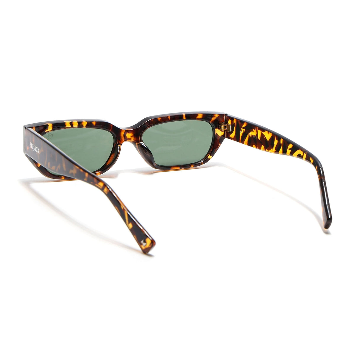 Eyejack Demi Brown Rectangle Sunglasses for Men and Women - Style L989 - view 6