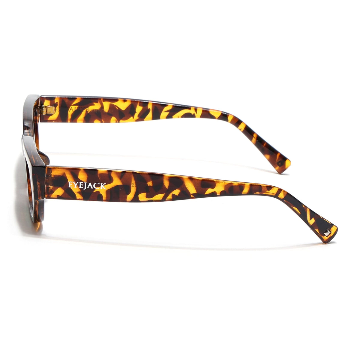 Eyejack Demi Brown Rectangle Sunglasses for Men and Women - Style L989 - view 7