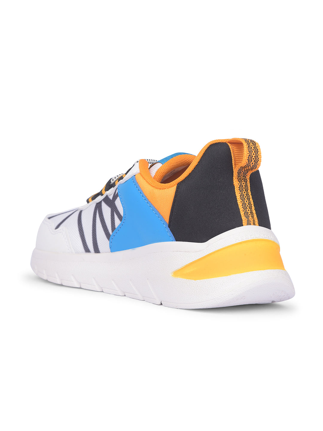 Bubblegummers Boy's White Casual Lace-up Shoes - White - View 3
