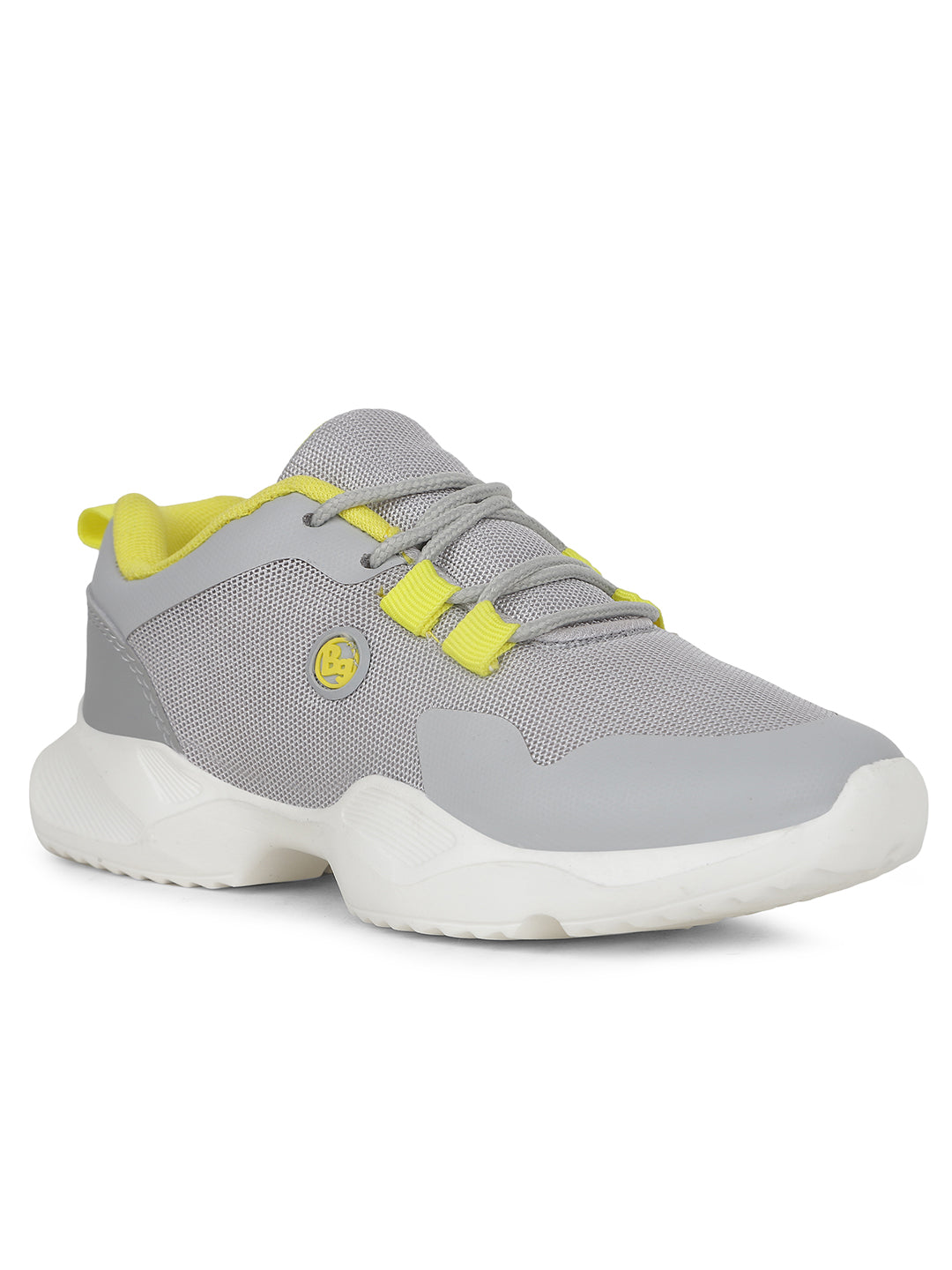 Bubblegummers Boy's Grey Casual Lace-up Shoes - Grey - View 1