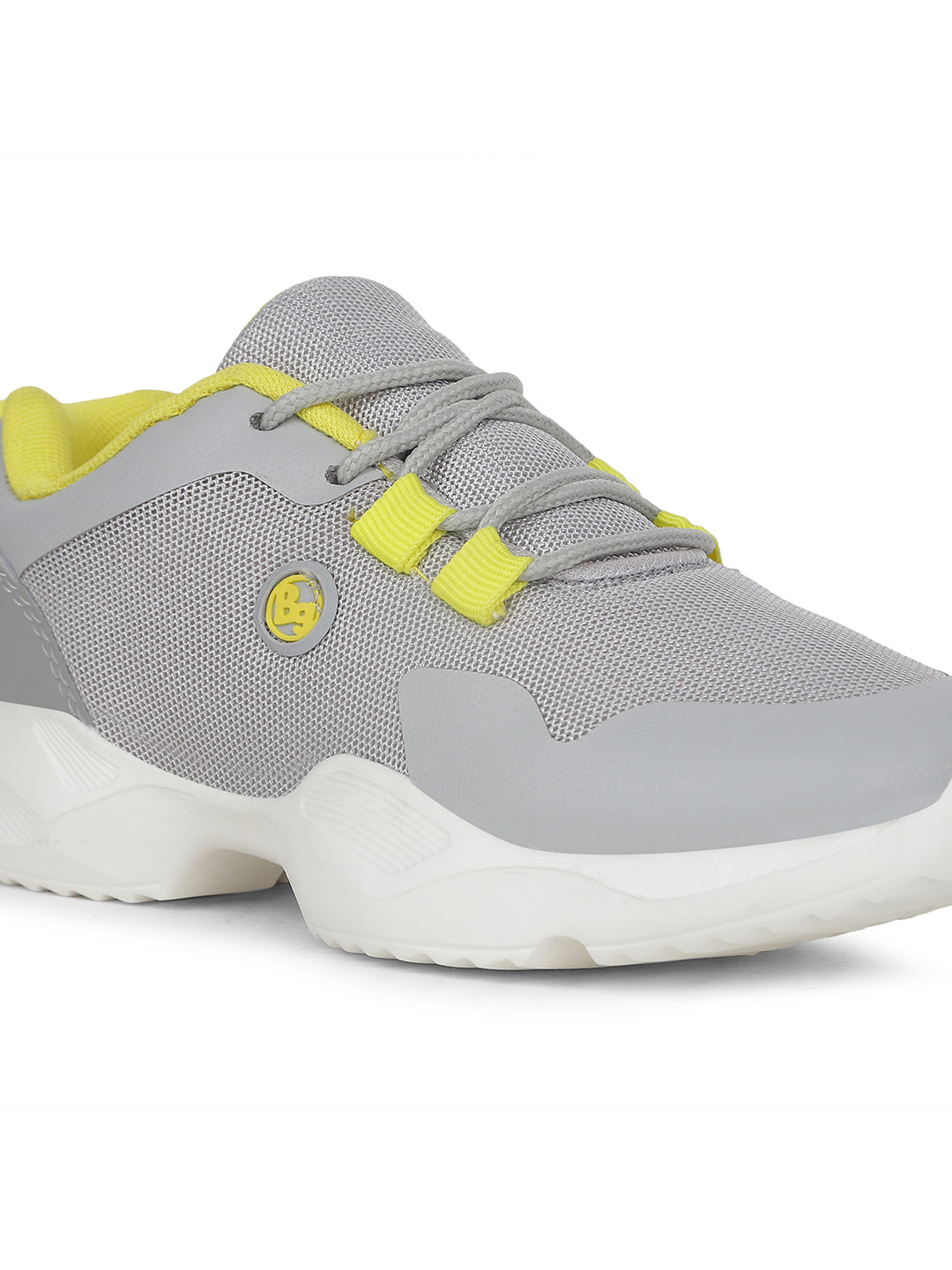 Bubblegummers Boy's Grey Casual Lace-up Shoes - Grey - View 5