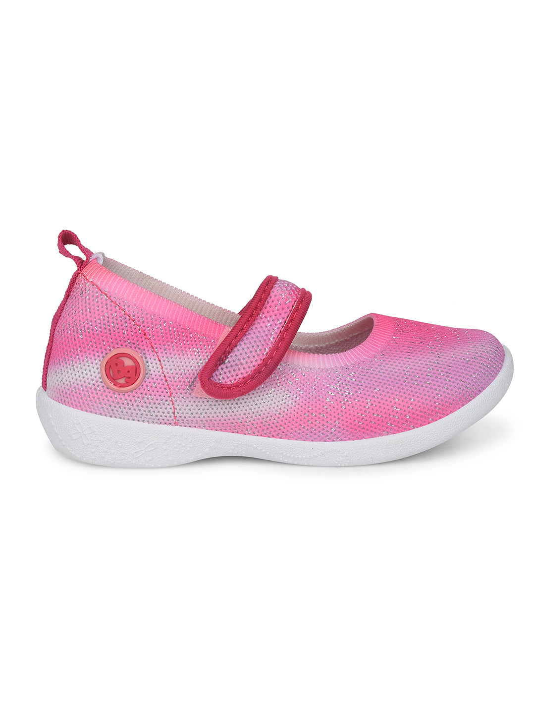 Bubblegummers Girl's Neon-Pink Casual Ballerina - Neon-Pink - View 2