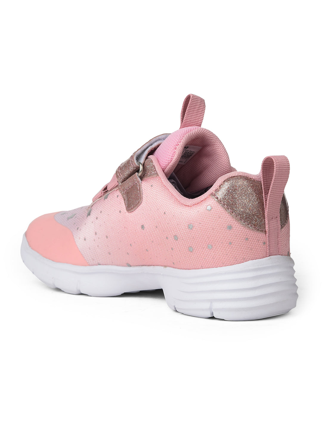 Bubblegummers Girl's Pink Velcro Strap Casual Shoes - Pink - View 3