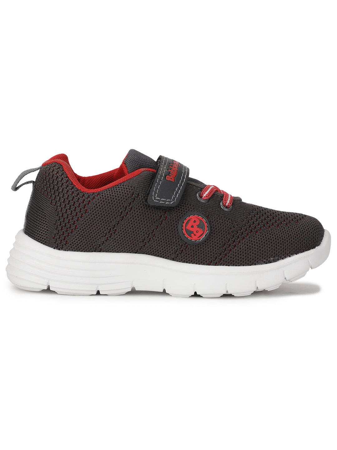 Bubblegummers Boy's Black Casual Velcro Strap Shoes - Black - View 2