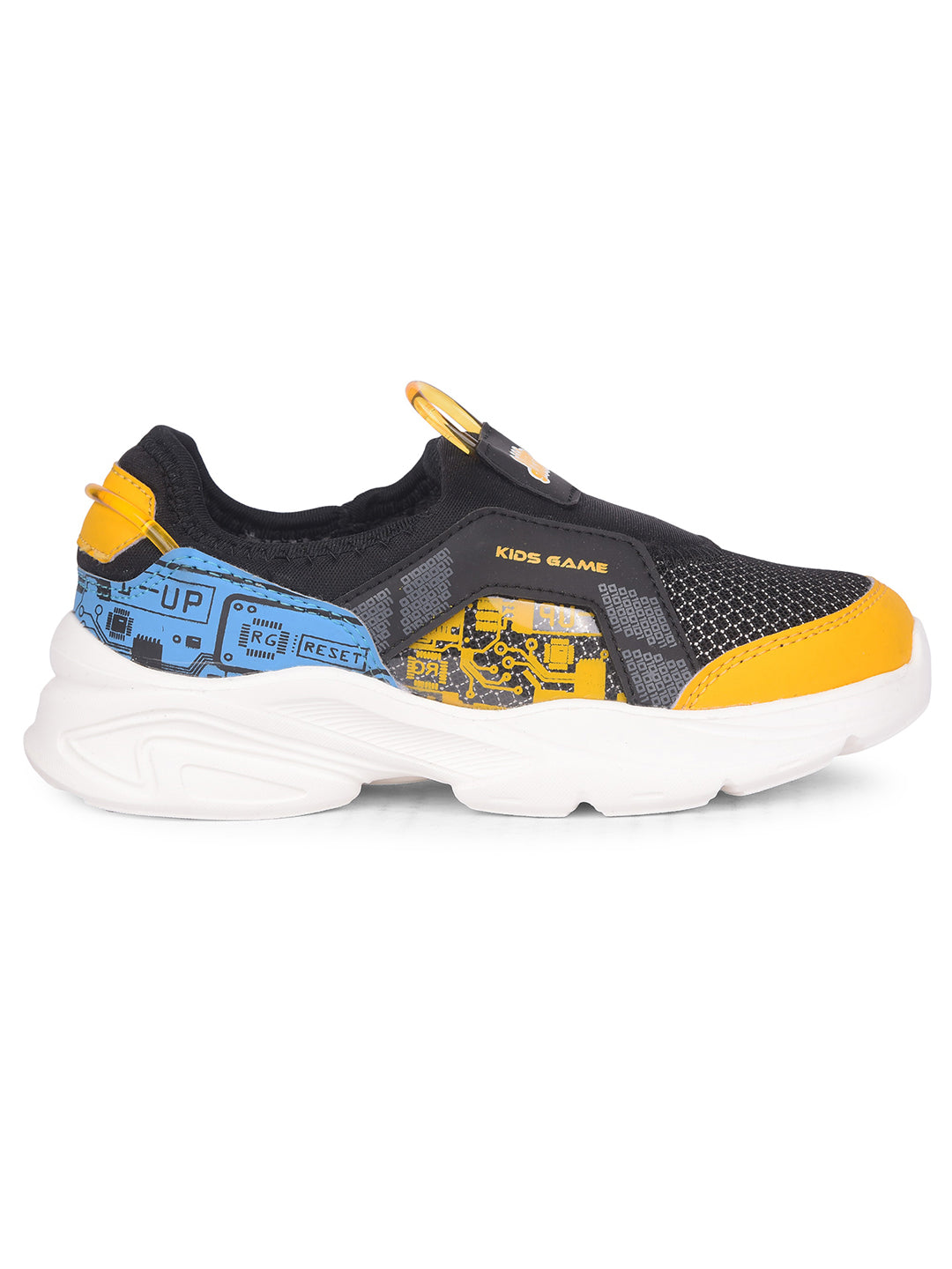 Bubblegummers Boy's Black Casual Lace-up Shoes - Black - View 2