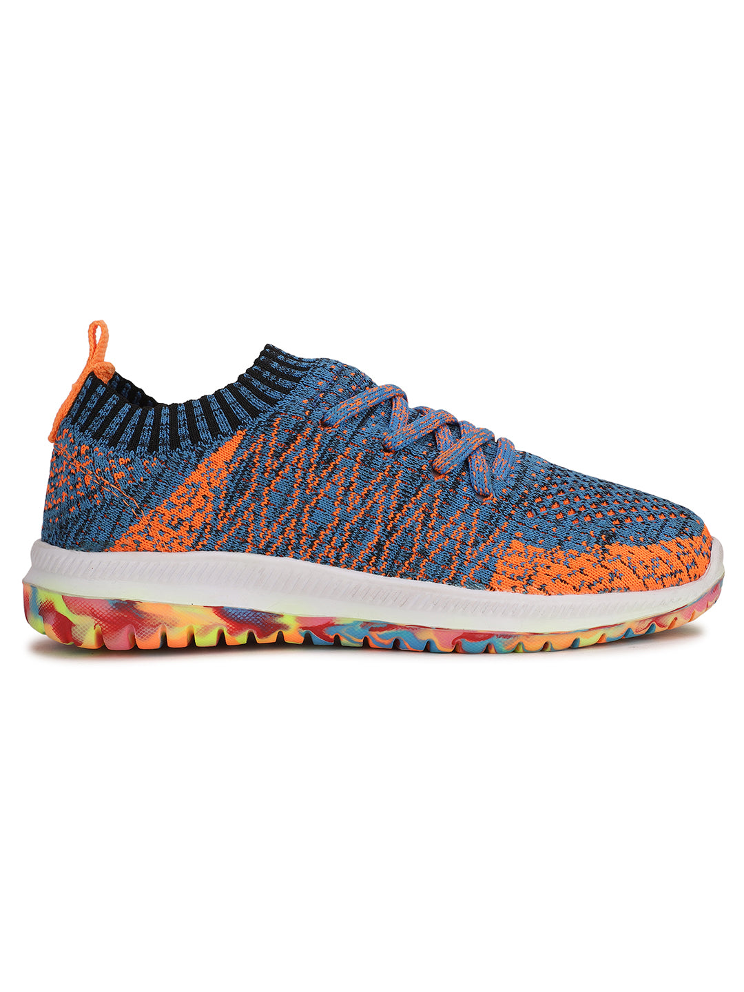 Bubblegummers Boy's Neon-Yellow Casual Lace-up Shoes - Neon-Yellow - View 2