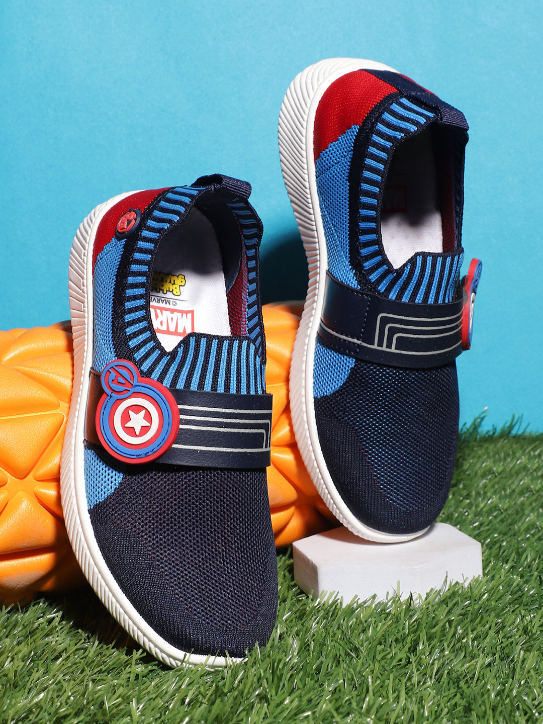 Bubblegummers Boy's Blue Casual Slip-on Shoes - Blue - View 6