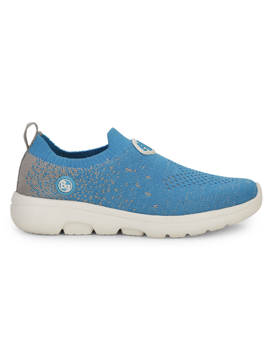 Bubblegummers Girl's Light Blue Casual Slip-on Shoes - Light Blue - View 2