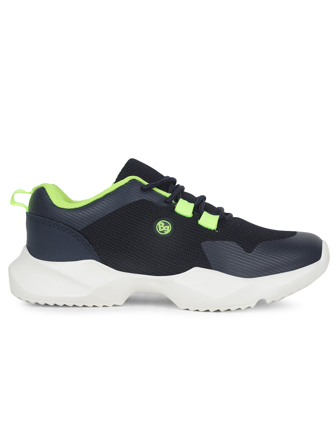 Bubblegummers Boy's Navy Blue Casual Lace-up Shoes - Navy Blue - View 2