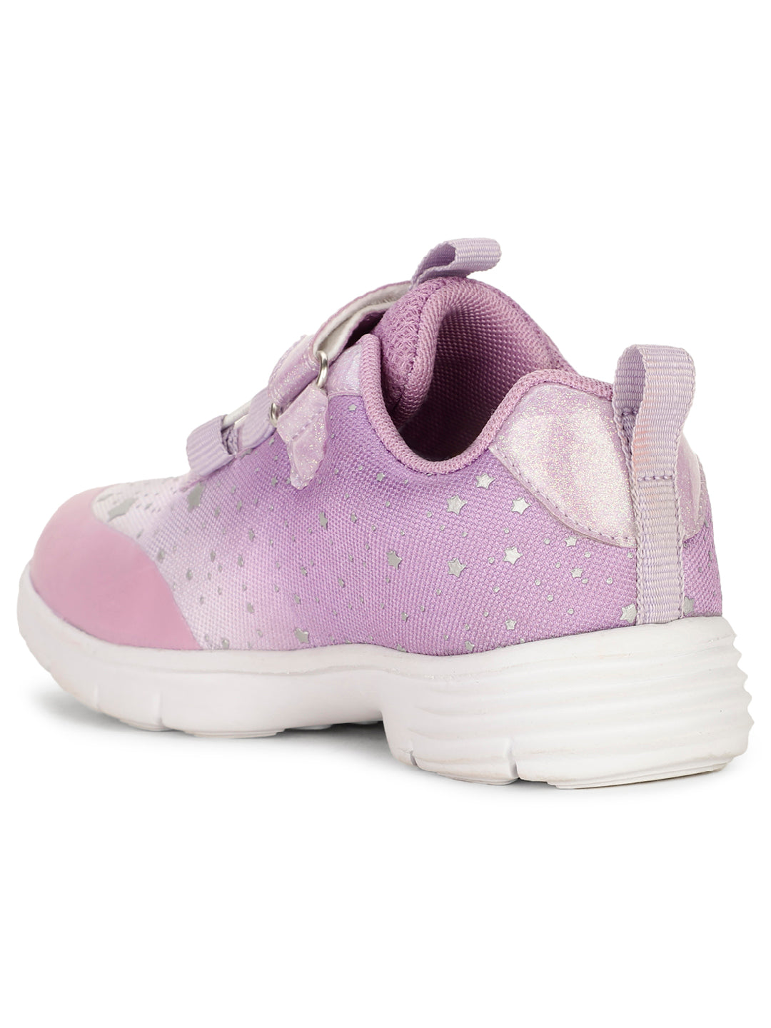 Bubblegummers Girl's Purple Velcro Strap Casual Shoes - Purple - View 3