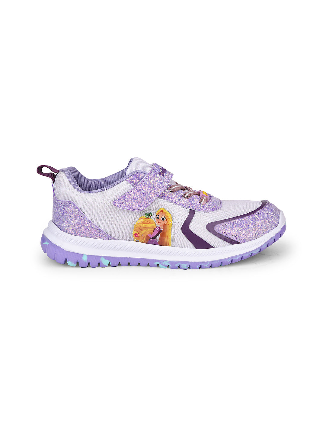 Bubblegummers Girl's Purple Casual Velcro Strap Shoes - Purple - View 2
