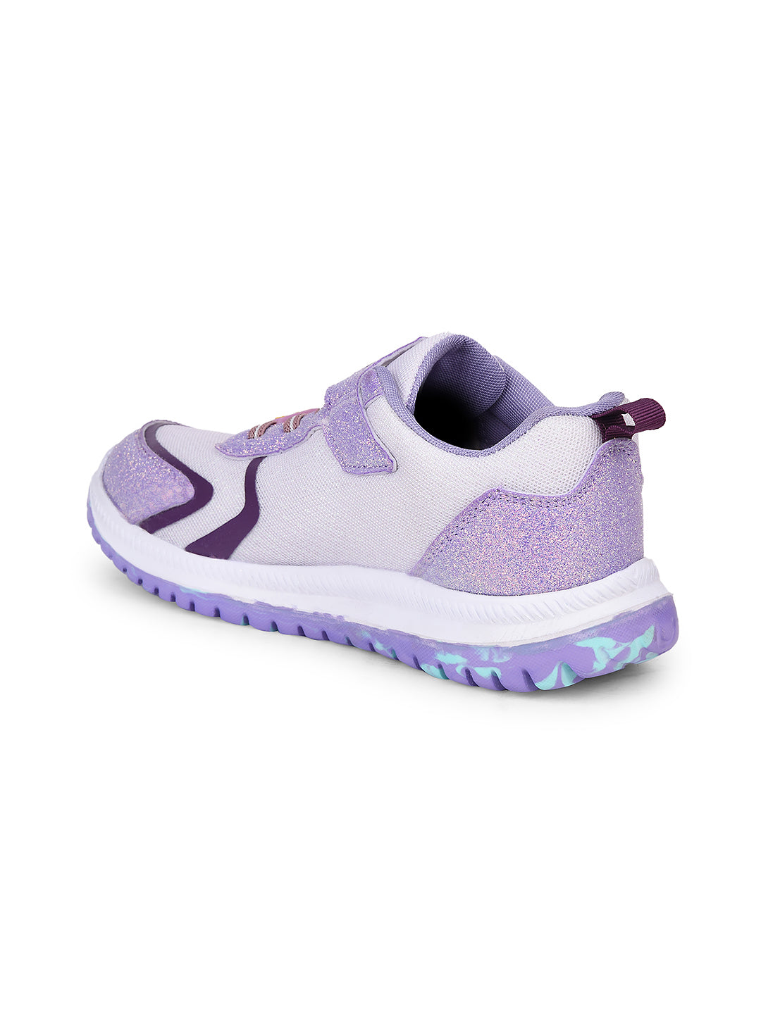 Bubblegummers Girl's Purple Casual Velcro Strap Shoes - Purple - View 3