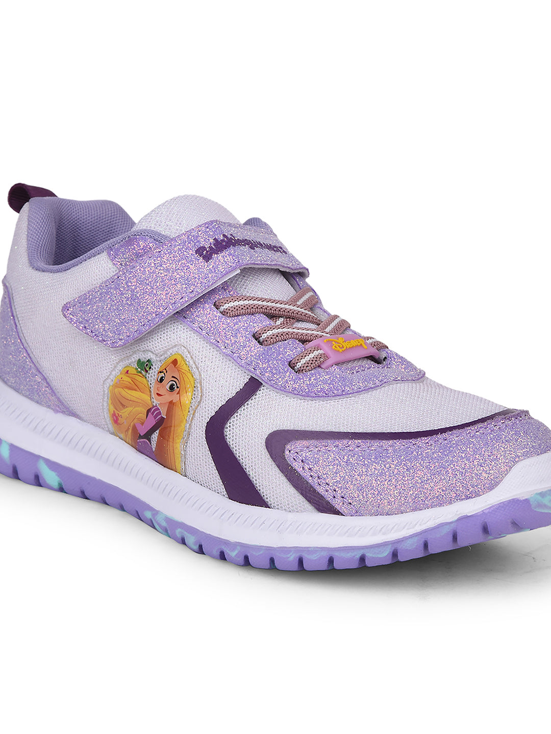 Bubblegummers Girl's Purple Casual Velcro Strap Shoes - Purple - View 5
